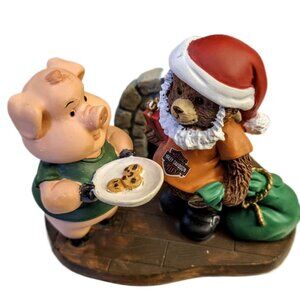 Vintage Harley-Davidson Santa Bear Rides Again Figurine Numbered MINT